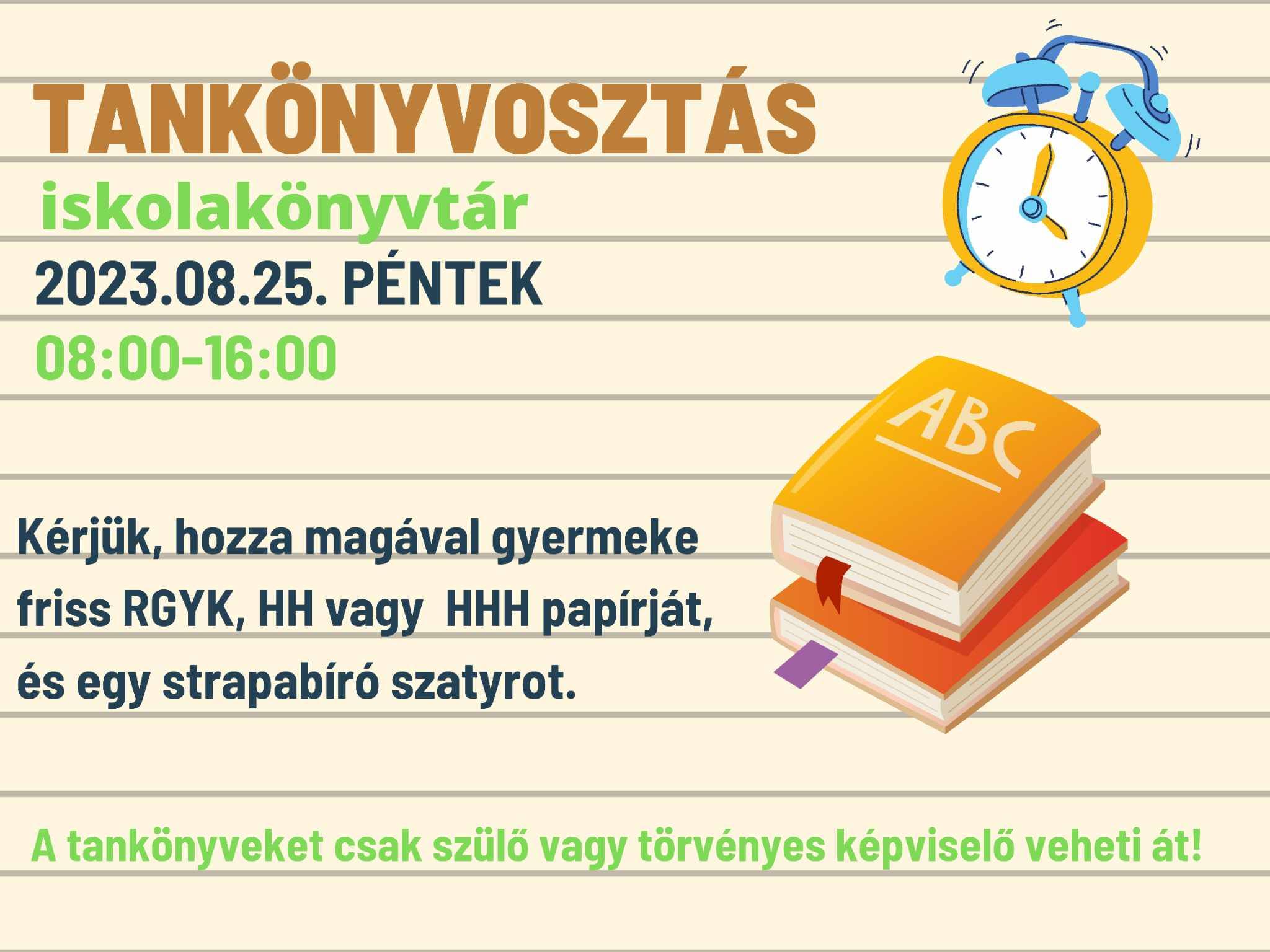 Tankonyvosztas