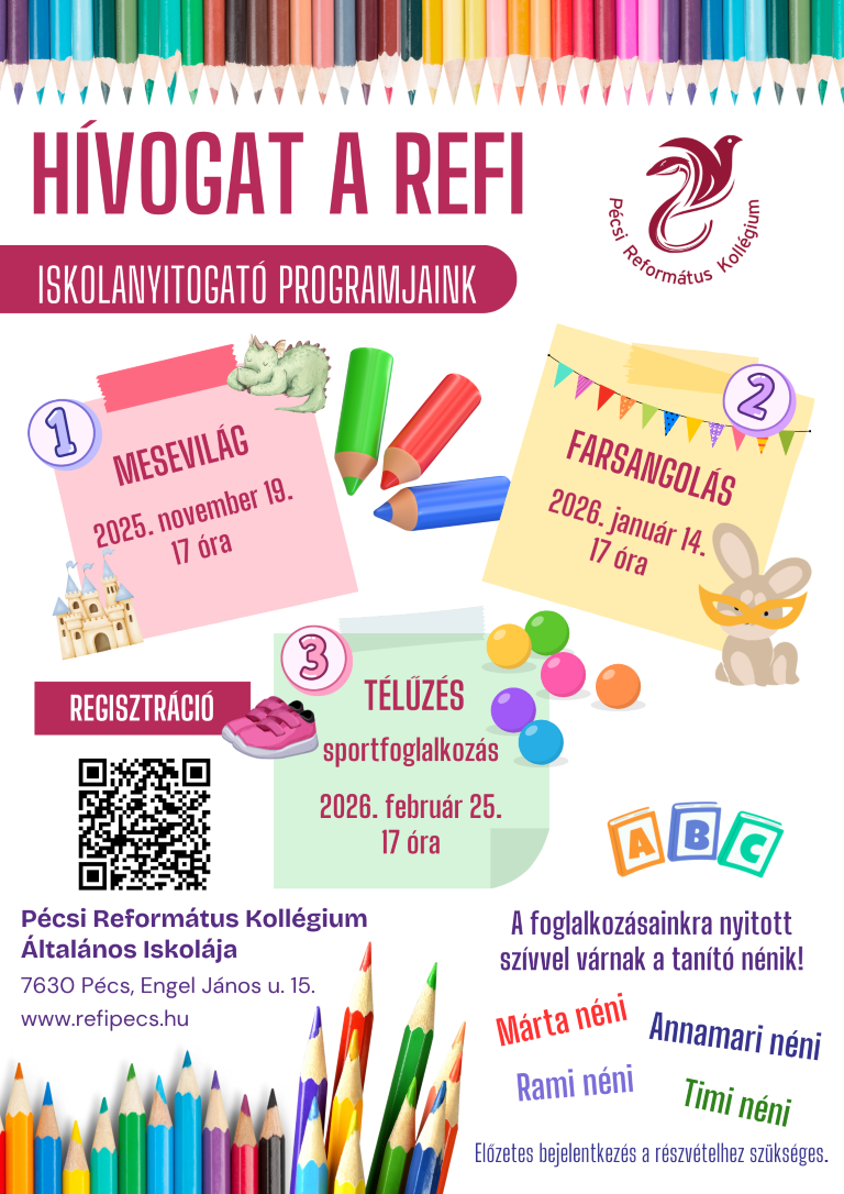 Hivogat a Refi 2025. iskolanyitogato