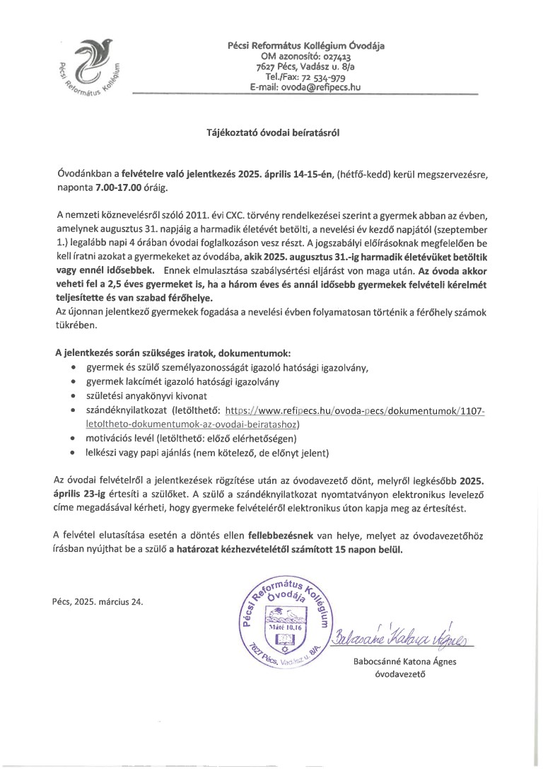 Tajekoztato ovodai beiratasrol 2025 26